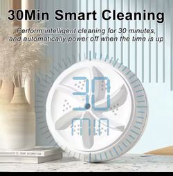 Lavadora Turbo portátil de 60W, Mini lavadora ultrasónica de alta potencia para ropa de bebé, ropa interior, calcetines, viaje de negocios, USB