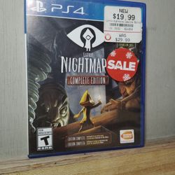 PS4 Little Nightmares COMPLETE 