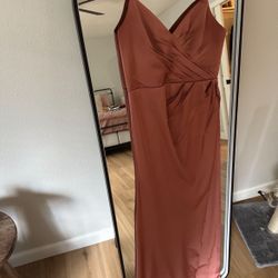 Azazie Maci Stretch Satin Dress