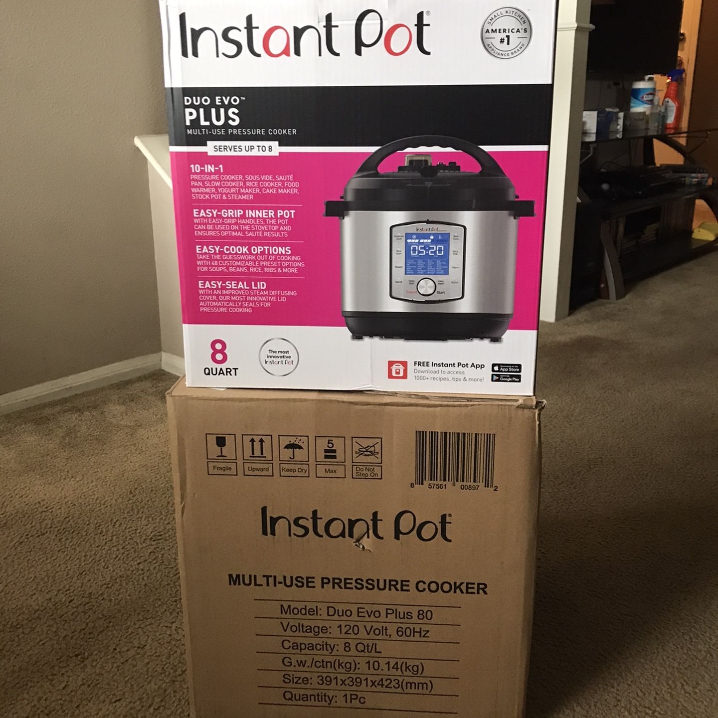 New Instant Pot Duo Evo Plus 8 Qt for Sale in Santa Fe Springs, CA - OfferUp