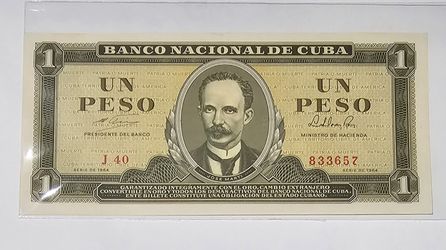 1 Peso 1964 Cuba UNC