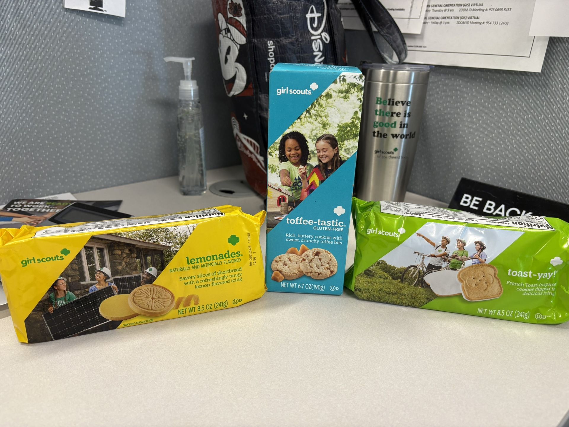 Girl Scout cookies - 3 Boxes