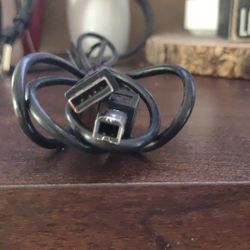 USB 2.0 A to B 6ft Cable