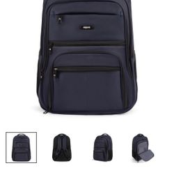 Dejuno Pioneer DJB-707 checkpoint-friendly laptop backpack Charcoal - NEW