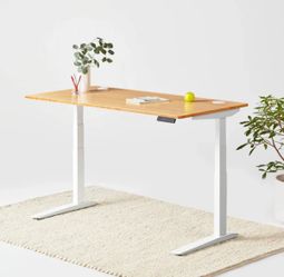 Autonomous Standing Desk (white/bamboo)