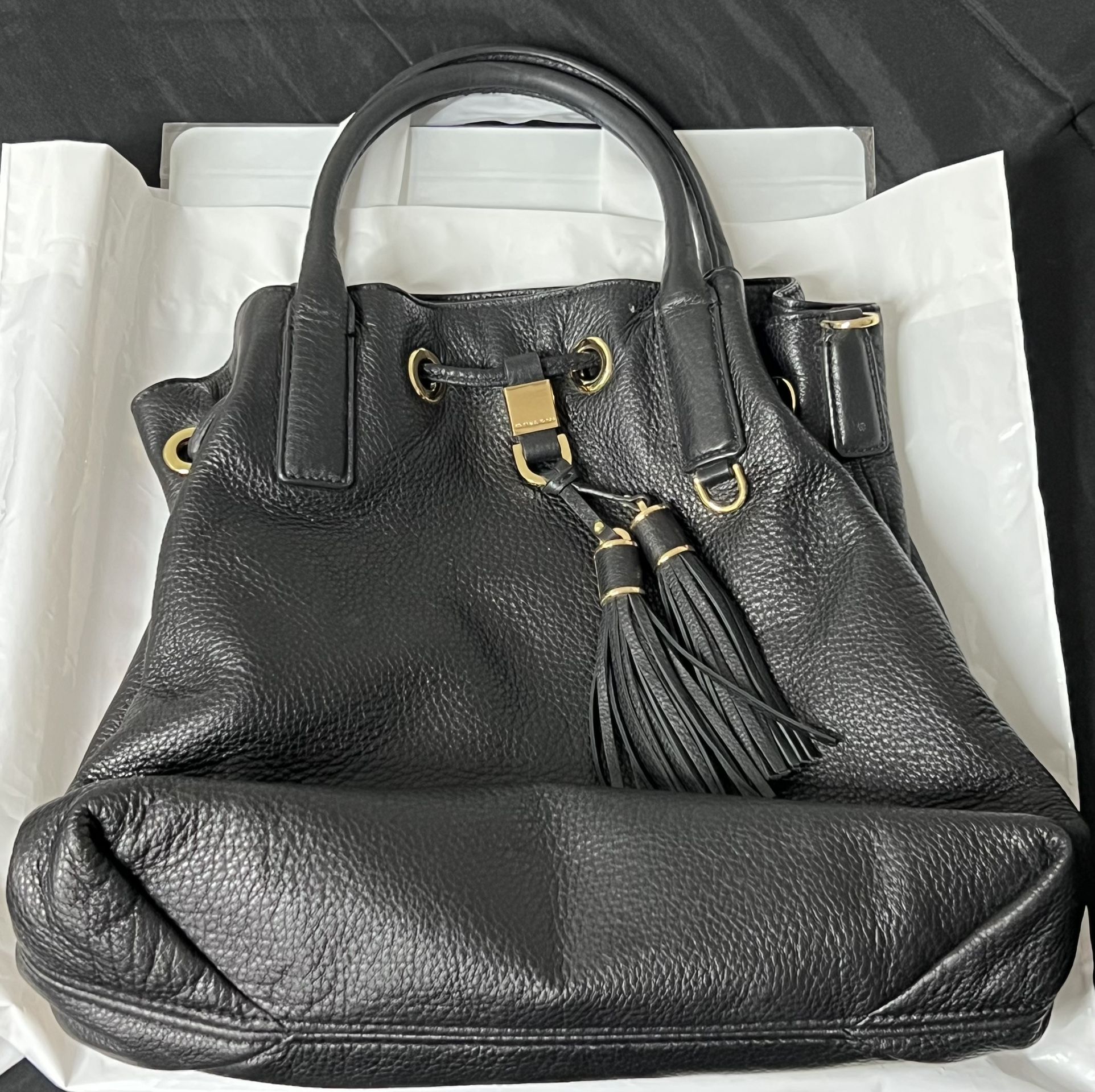 Michael Korrs Black Draw String Bag