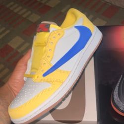 Travis Scott Jordan 1 Low Canary Yellow 