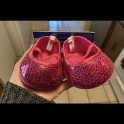 Pink Build a Bear Shoes 