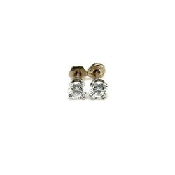 14K Diamond Stud Earrings