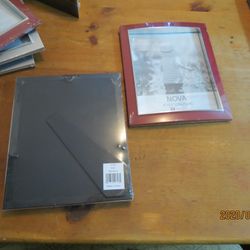 Red And Black and Silver Photo Frames. 8X10 Inch