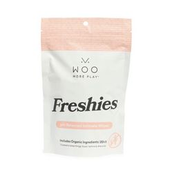 New— Woo More Play  a pack of Freshies pH-Balanced Intimate Wipes (20-count)
