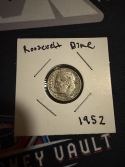 1952 Roosevelt Dime Silver 