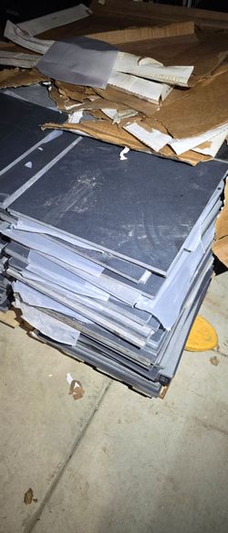 Tile, black granite 18x18