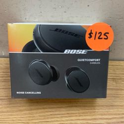 BOSE NOISE CANCELLING QUIETCOMFORT EARBUDS.
