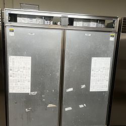 SUB ZERO 72”WIDE BUILT IN PANEL READY REFRIGERATOR 