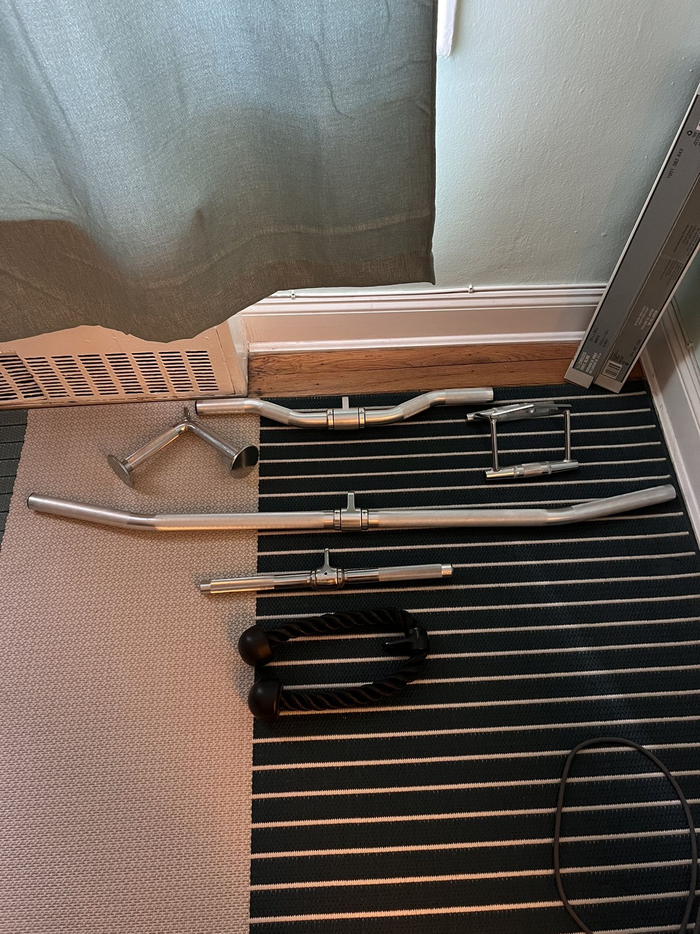 Workout Attachment Bars And Parts