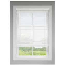 LEVOLOR Trim+Go 2-in Slat Width 42-in x 48-in Cordless White Faux wood Room darkening Horizontal blinds