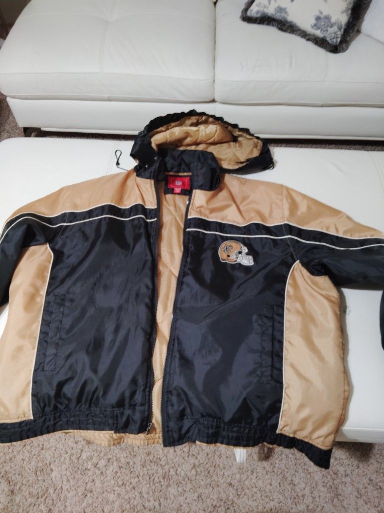NFL Saints Jacket. Size XXL