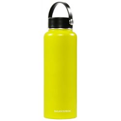 BalanceFrom Double-Wall Vacuum Insulated Stainless Steel Water Bottle Lemon