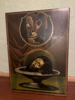 Antique Russian 19th Century Icon Huge Memento Mori Oddity 39”-28”-1”