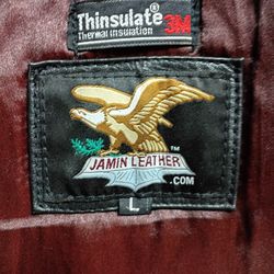 Jamin Leather Trench Jacket.. Large