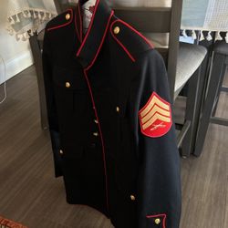 USMC Dress Blue Coat 