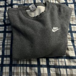 Nike men’s sweatshirt Dark Charcoal. Size Medium. Brand New