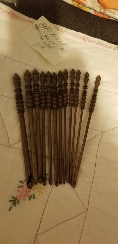 Wooden Crochet Hooks