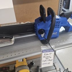 Kobalt Chainsaw With Charger And Battery Here At Cash America Pawn On Summit Ave Here In Greensboro 