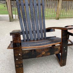 Bourbon barrel furniture.