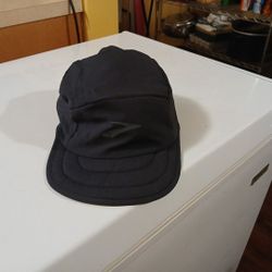 Men's Unisex Brooks 5 Panel Running Hat Light Weight Elastic Packable Brand New Black 