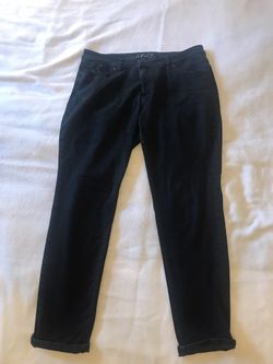 Gently Used INC Pair of Woman’s black jeans  from Macy’s