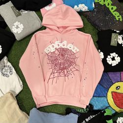 Sp5Der Og Web Hoodie 'Pink' Authentic All Offers Accepted 