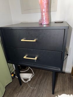 Black & Gold Nightstands