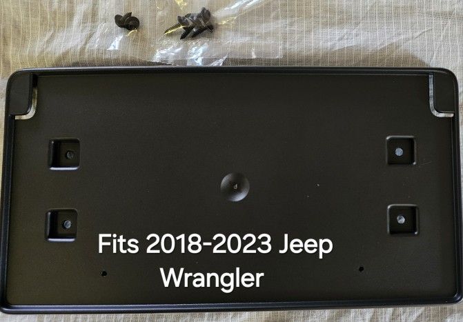 2018-2023 Jeep Wrangler License Plate Bracket