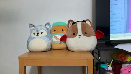 8” Squishmallow Bundle – Antoine, Faldette & Reginald – Individually or Bundle