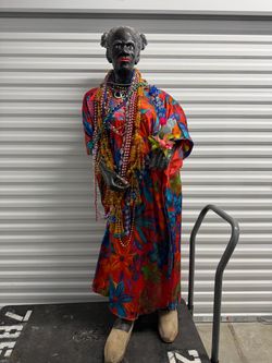Life-Size Folk Art Figure Sculpture