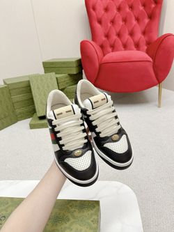 Gucci distressed screener sneaker 