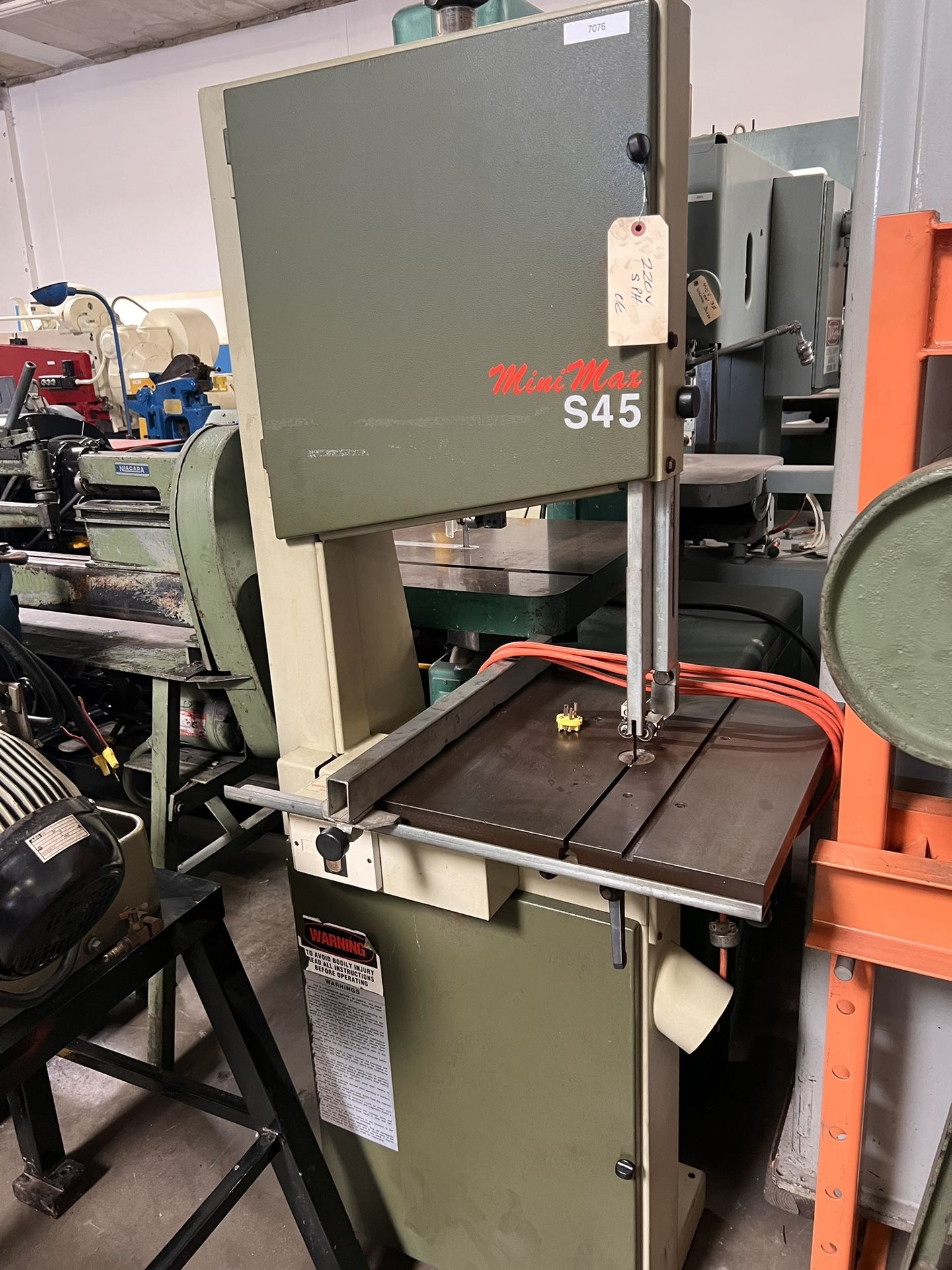 SCM Model S45 Vertical Bandsaw 