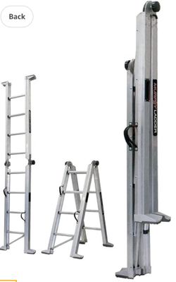 Murphy 8ft Multi Positional Aluminum Extension Ladder ,A Frame Ladder.ladder Collapses For Storage 