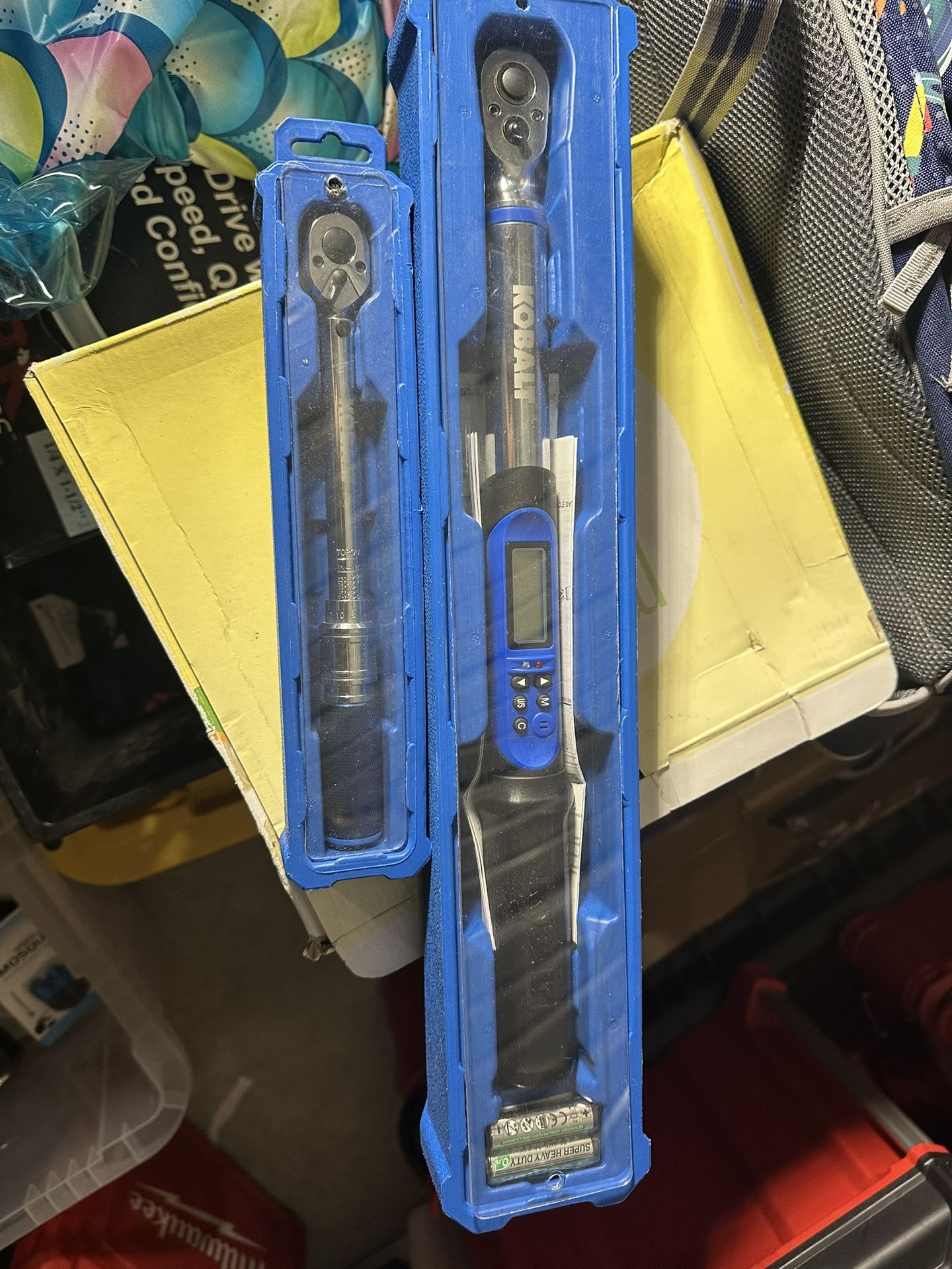 Kobalt Torque Wrenches 1/4 3/8 Digital Torque Wrench