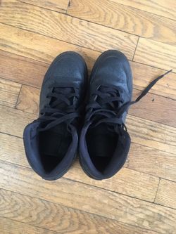 All Black Jordan’s 