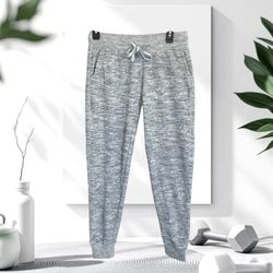Reflex Gray & White Marbled Joggers Sweat Pants Women Medium