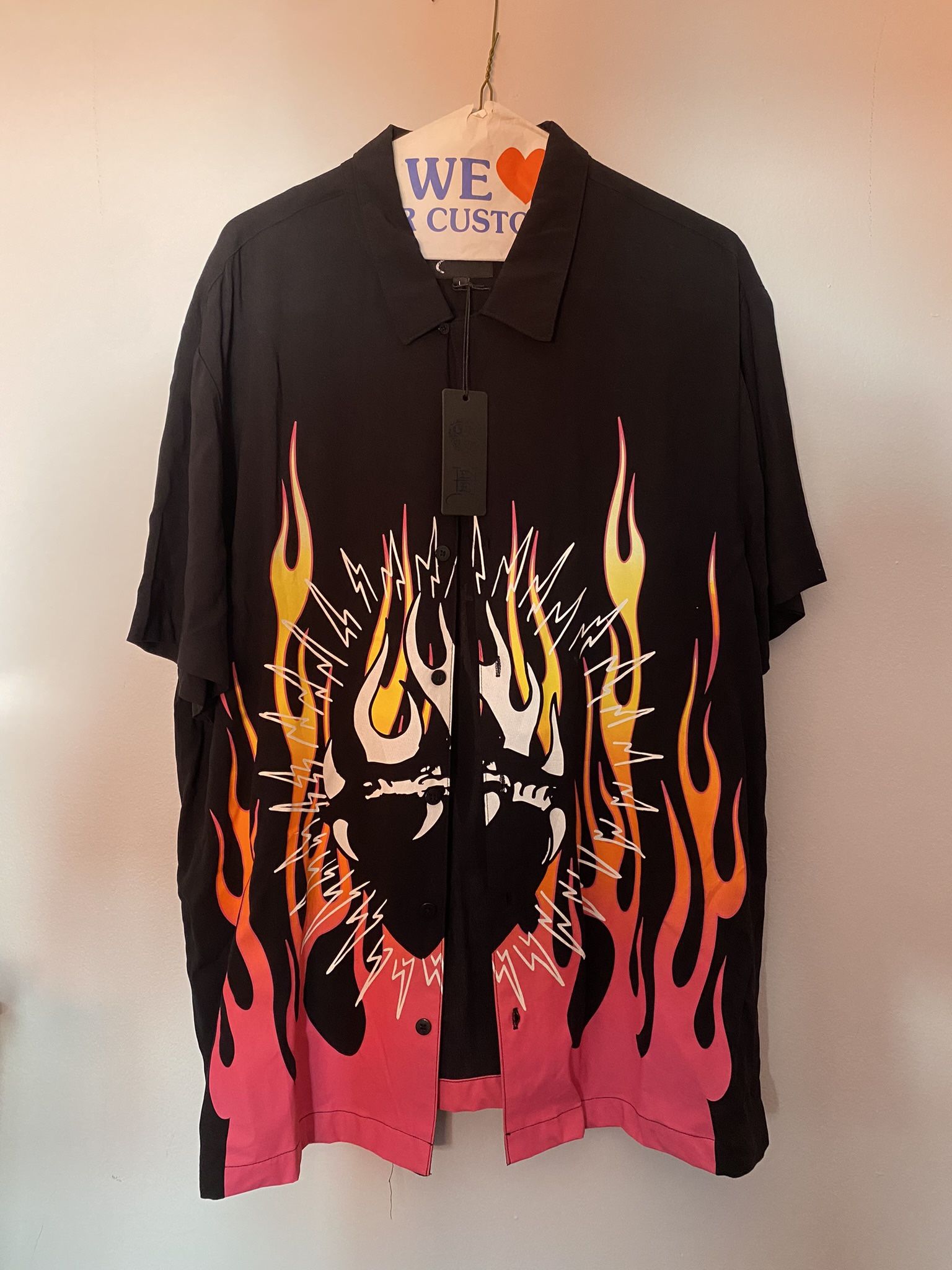 Size Large Ed Hardy Shirt Button Up