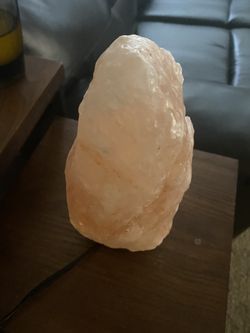 Rock lamp works good needs new light bulb