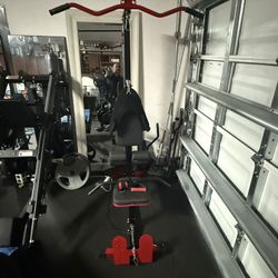 ERKANG, Lat Pulldown, Ab, And Cable Row Station 