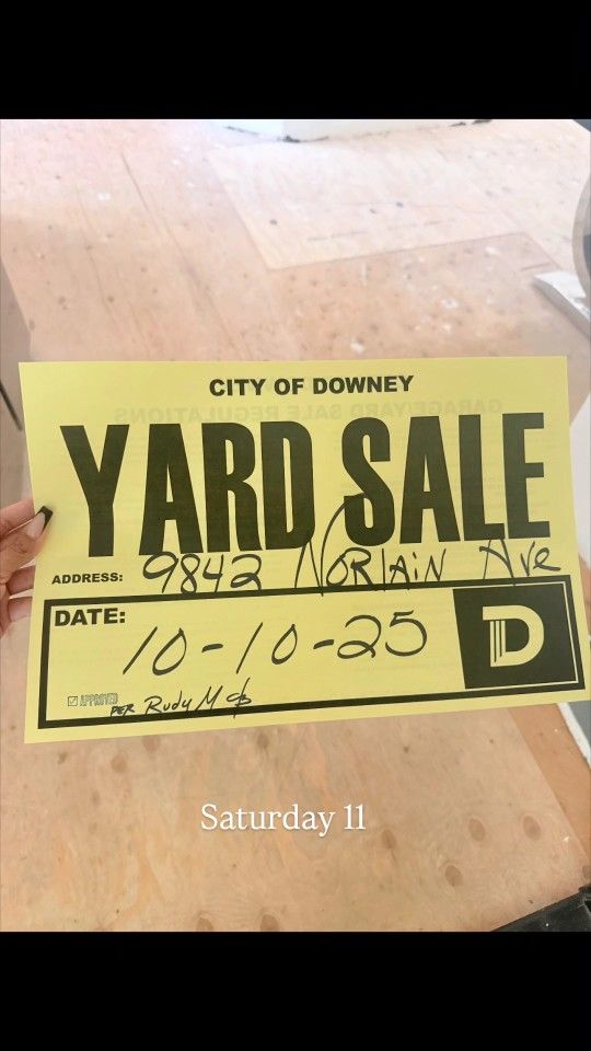Yard Sale