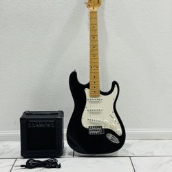 Behringer Electric Guitar + Hollinger BC08 Mini Amplifier + Guitar Cable Included
