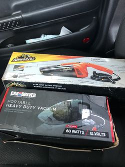 2 car vacuums