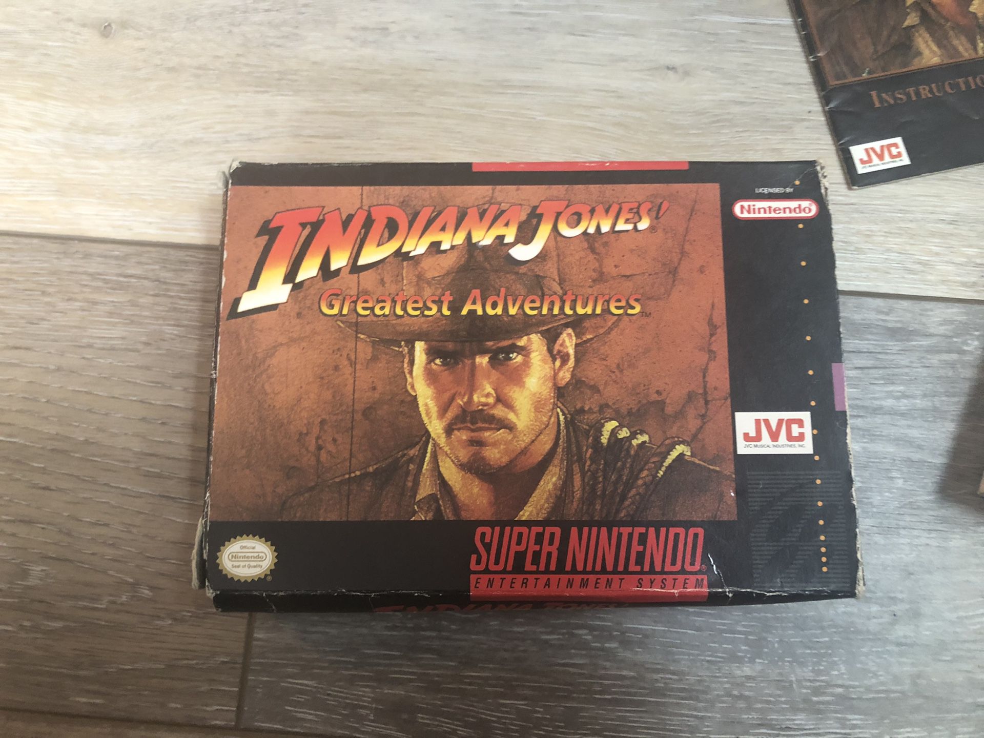 Indiana Jones Greatest Adventures -Super Nintendo Game